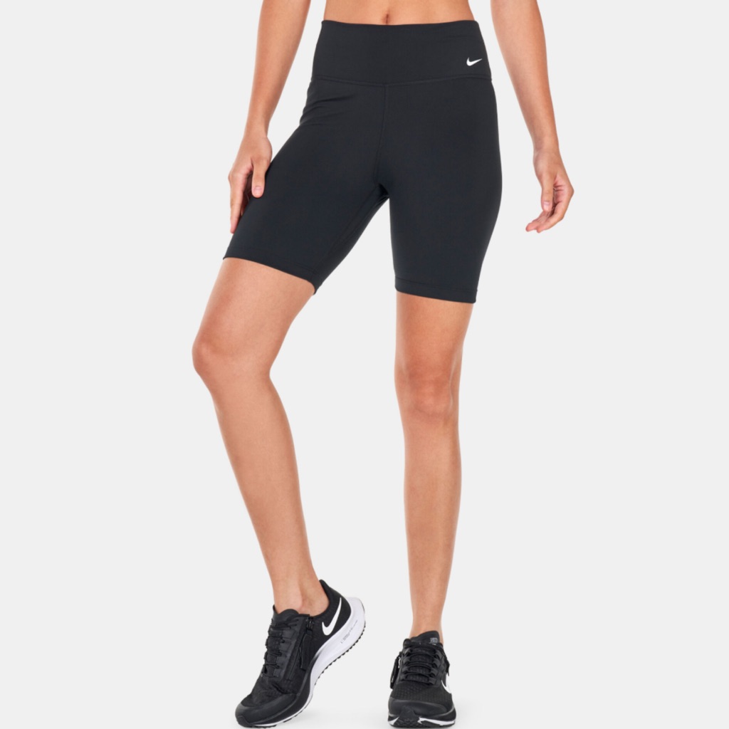 Nike One Mid-Rise 7” Biker Shorts Workout Athletic Gym Black Xs